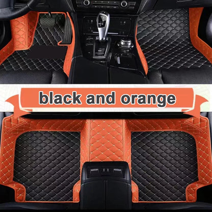 Tapis de sol de voiture en cuir de luxe personnalisé pour Renault Clio 4 2013 2014 2015 2016, ensemble complet d'accessoires imperméables pour femmes