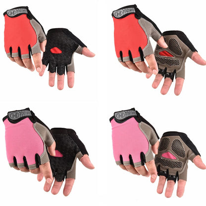 Gants de vélo pour hommes et femmes, demi-doigt, de gymnastique, mitaines respirantes et antidérapantes, pour Fitness, entraînement sportif