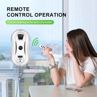 PuRuiKai Robot aspirateur Ultra mince nettoyage de vitres robot fenêtre électrique verre limpiacristales télécommande pour la maison