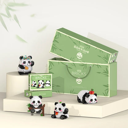 Mini Animal de Style Chinois à Assembler Soi-Même, Briques de Construction, Modèle Créatif, pour Garçon