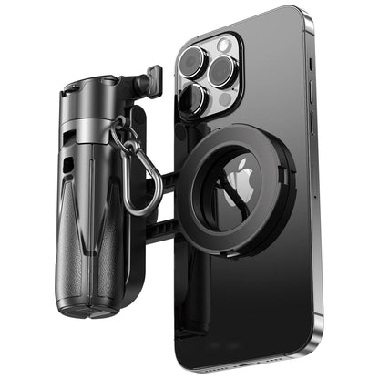Trépied de téléphone portable avec perche à Selfie magnétique, extension à distance, support pour MagSafe iPhone 16 15 14 13 12 XIAOMI SAMSUNG, 2026