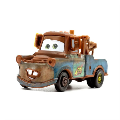 5 pièces Disney Pixar foudre McQueen voitures 1:55 véhicule moulé sous pression carrosserie en métal alliage matériel enfant modèle jouet voiture cadeau d'anniversaire