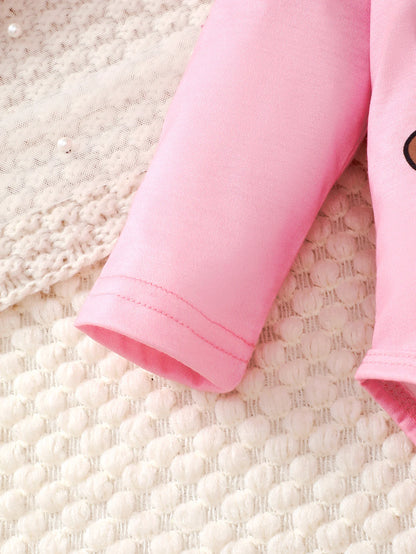 0-18 mois nouveau-né bébé mignon Koala combinaison + pantalon + chapeau trois pièces ensemble bébé fille printemps et automne ensemble bébé vêtements