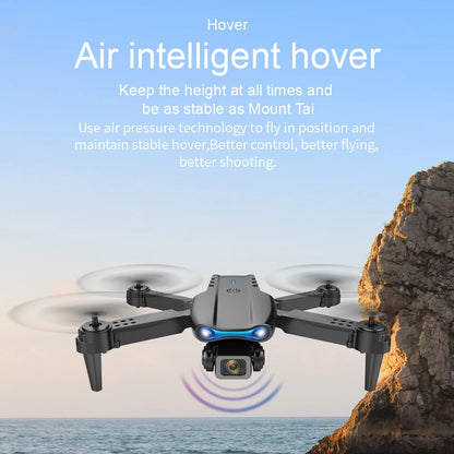 Drone professionnel E99Pro avec caméra pour touristes, 4K, WIFI, flux optique, fpv, évitement d'obstacles, photographie aérienne, quadrirotor