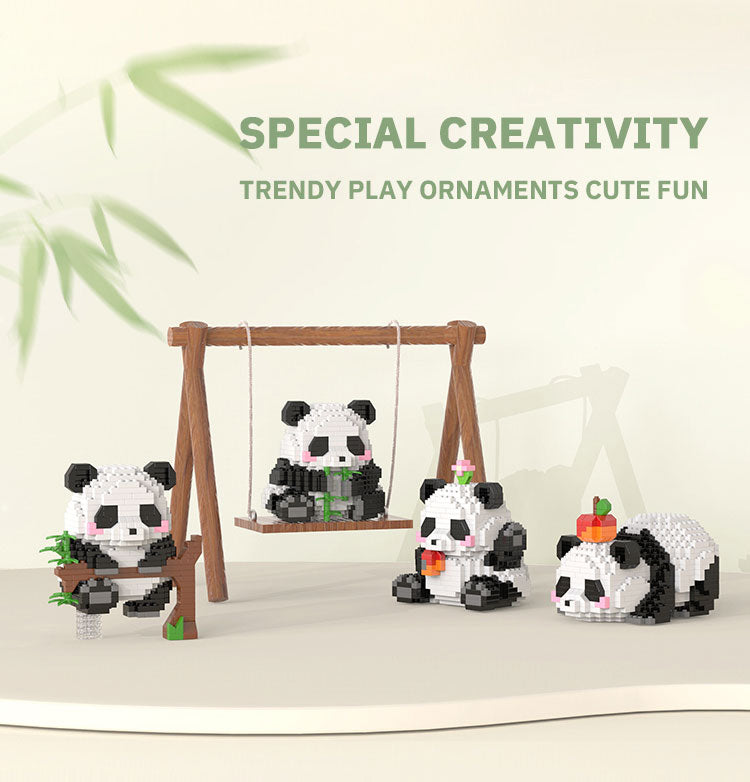 Mini Animal de Style Chinois à Assembler Soi-Même, Briques de Construction, Modèle Créatif, pour Garçon