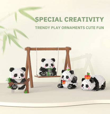 Mini Animal de Style Chinois à Assembler Soi-Même, Briques de Construction, Modèle Créatif, pour Garçon