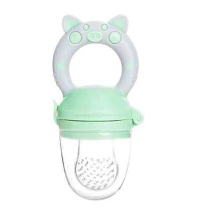 3 en 1 sac nouveau-né bébé aliments frais mangeoire Silicone anneau de dentition jouet mangeoire à fruits sucette formation manger fruits meulage bâton mignon