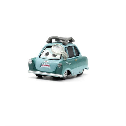 5 pièces Disney Pixar foudre McQueen voitures 1:55 véhicule moulé sous pression carrosserie en métal alliage matériel enfant modèle jouet voiture cadeau d'anniversaire