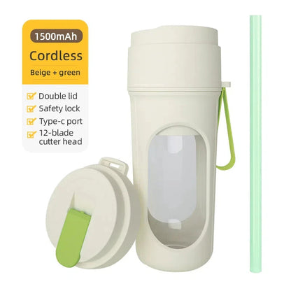 Mélangeur électrique portable multifonction, mélangeur de jus, mélangeur de jus frais, mélangeur Smunvétérans wn, tasse à glace, robot culinaire, 6 phpopularité