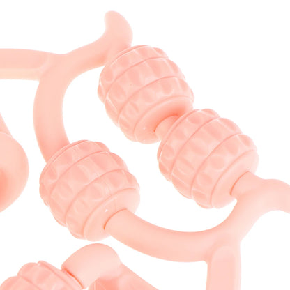 Masseur de jambes multifonctionnel à 12 roues, rouleau de Massage à couverture complète pour bras, taille, Relaxation musculaire des jambes, Machine de Massage manuelle