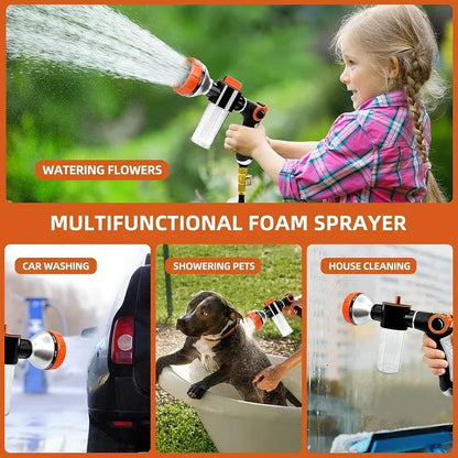 Buse de Pulvérisation à Haute Pression pour Chien, Douche Réglable, Tuyau, Pistolet, Livres, Bain, Mousse, Lance, Outil de Nettoyage