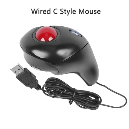 Souris Laser portable ergonomique, commande au pouce, sans fil, optique, filaire, USB, pour ordinateur portable et PC, nouvelle collection