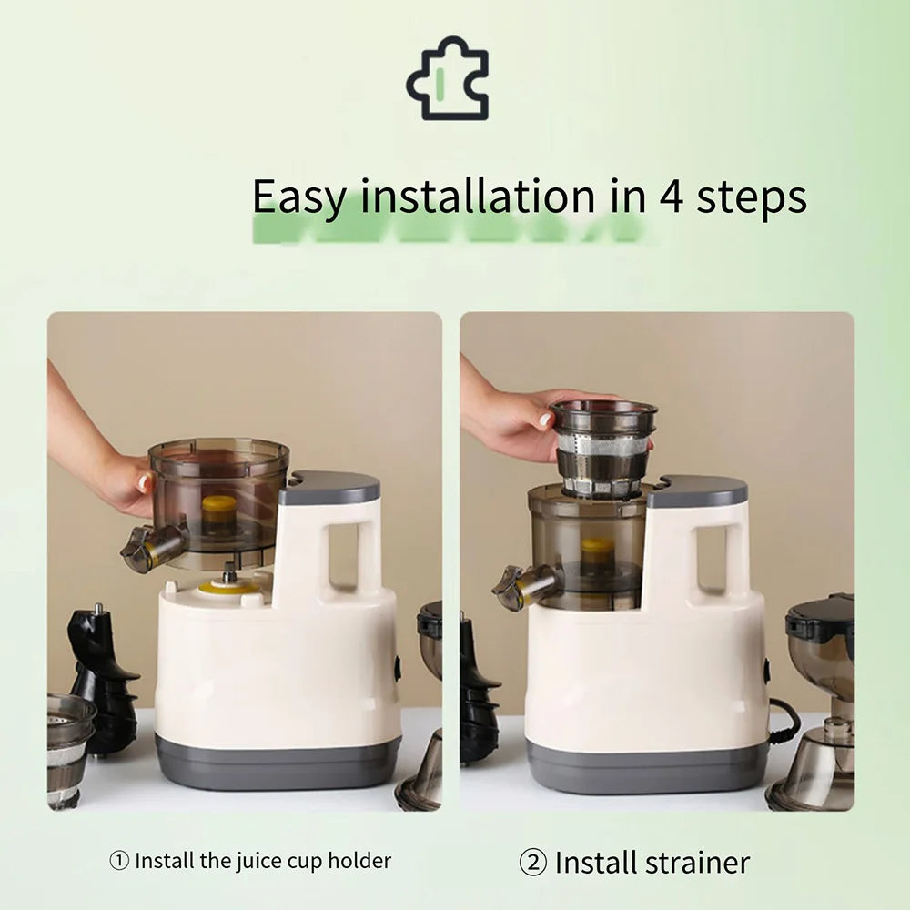 Mélangeur 500W pour mélangeurs de fruits de cuisine, presse-agrumes électrique Portable, filtre de séparation des résidus de jus, machine à jus d'orange