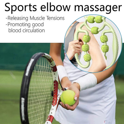 Masseur de jambes multifonctionnel à 12 roues, rouleau de Massage à couverture complète pour bras, taille, Relaxation musculaire des jambes, Machine de Massage manuelle
