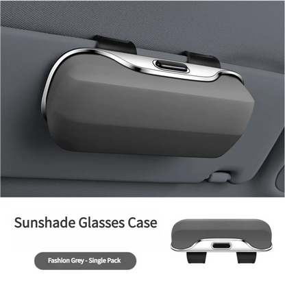 Étui à lunettes pour visière de voiture, ABS de qualité supérieure, flocage intérieur de lunettes de soleil, organisateur, mallette de rangement, boîte de Protection anti-rayures pour lunettes