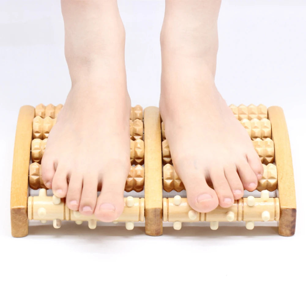 Rouleau de pied en bois, soins en bois, Massage, réflexologie, relaxation musculaire, soulagement, cadeau de Spa, Anti-Cellulite, outils de soins
