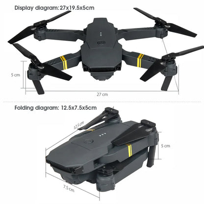 Drone haute définition E88/E58 4K, photographie aérienne, avion RC Intelligent à hauteur fixe, avion à quatre axes, jouets pour enfants garçons