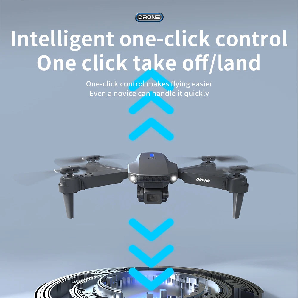 Drone haute définition E88/E58 4K, photographie aérienne, avion RC Intelligent à hauteur fixe, avion à quatre axes, jouets pour enfants garçons