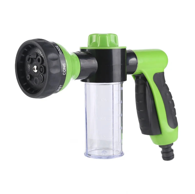 Buse de pulvérisation à haute pression, tuyau, pistolet de douche pour chien, 3 modes réglables, lavage des animaux domestiques, bain de nettoyage, mousse d'eau, savon, outil de nettoyage pour chien