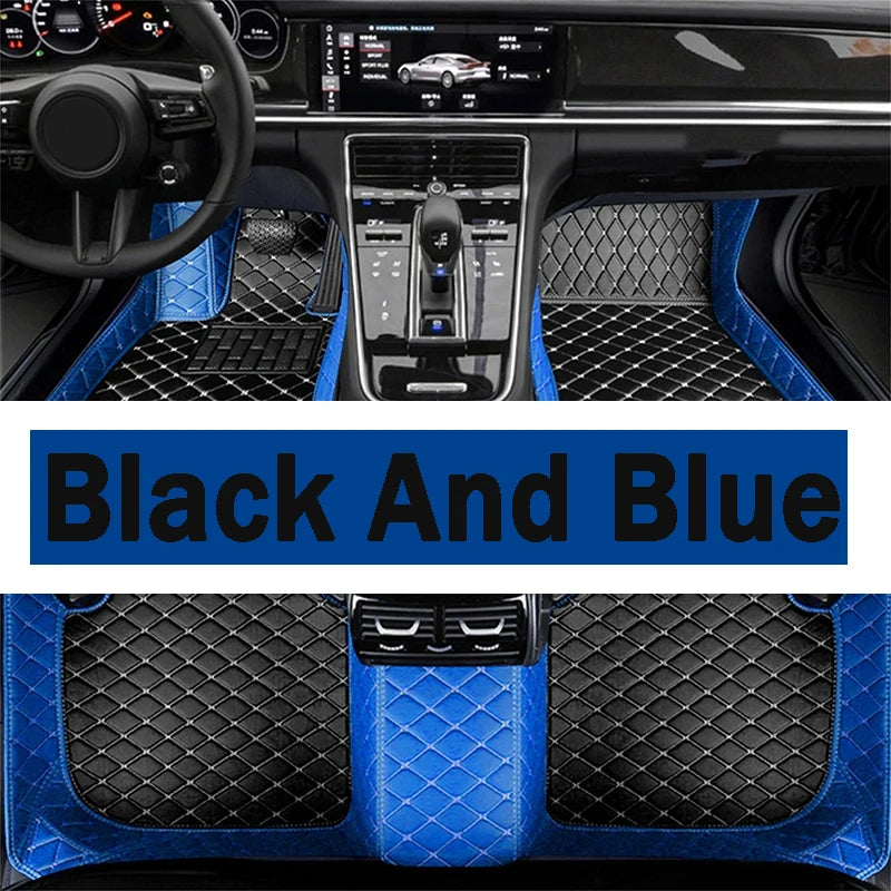 Tapis de sol de voiture en cuir de luxe personnalisé pour Renault Clio 4 2013 2014 2015 2016, ensemble complet d'accessoires imperméables pour femmes
