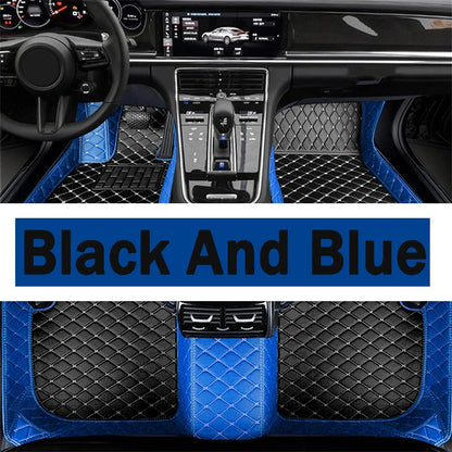 Tapis de sol de voiture en cuir de luxe personnalisé pour Renault Clio 4 2013 2014 2015 2016, ensemble complet d'accessoires imperméables pour femmes