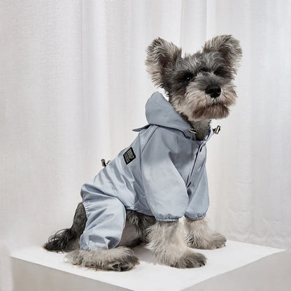 Vêtements imperméables pour chiens, imperméable réfléchissant pour chiens, veste en Polyester doux et imperméable, tenues pour chiots de compagnie