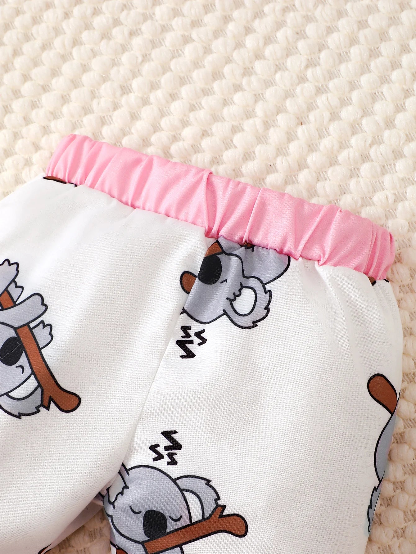 0-18 mois nouveau-né bébé mignon Koala combinaison + pantalon + chapeau trois pièces ensemble bébé fille printemps et automne ensemble bébé vêtements
