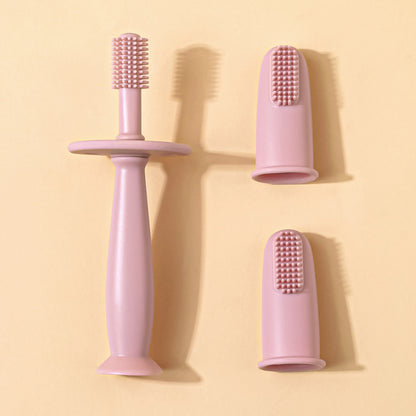 TYRY.HU 3 pièces brosse à dents pour bébé brosse à dents de nettoyage doux pour enfants sans BPA soins de santé bucco-dentaire pour bébé protection douce bébé