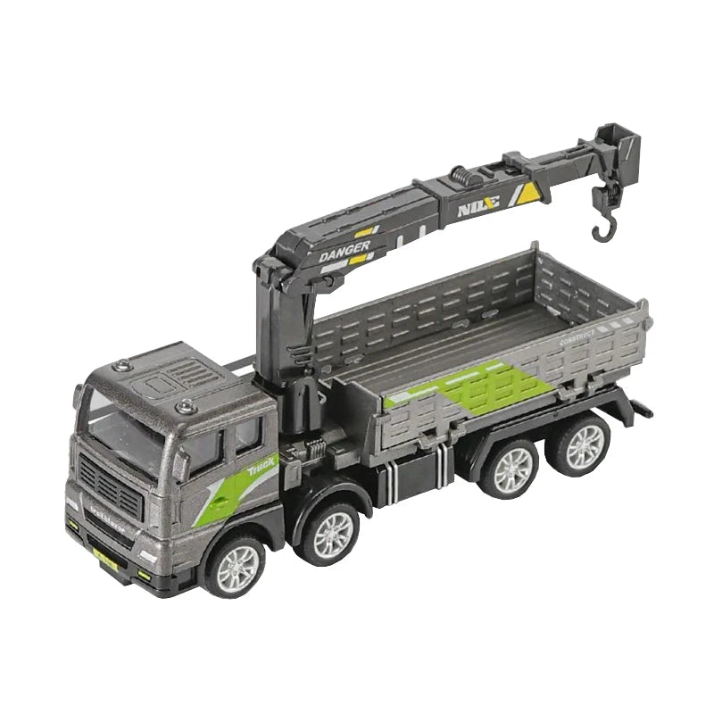 1/50 modèle voiture Bulldozer camion pelle grue chariot élévateur Construction ingénierie véhicule jouets pour garçons enfants jouets éducatifs