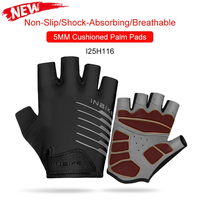 INBIKE antichoc GEL Pad gants de cyclisme demi doigt gants de Sport hommes femmes été vélo gymnase Fitness gants vtt gants IF239