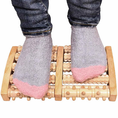Rouleau de pied en bois, soins en bois, Massage, réflexologie, relaxation musculaire, soulagement, cadeau de Spa, Anti-Cellulite, outils de soins