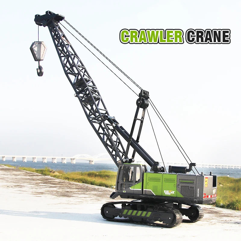 1/50 modèle voiture Bulldozer camion pelle grue chariot élévateur Construction ingénierie véhicule jouets pour garçons enfants jouets éducatifs