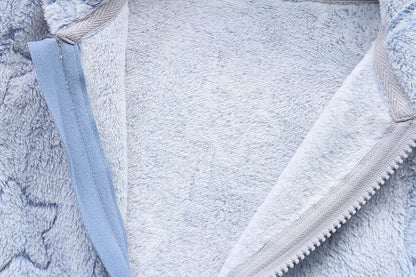Vêtements doux pour nouveau-né, flanelle, automne hiver, pour bébés garçons et filles, combinaison de dessin animé, body chaud pour bébés de 0 à 12 mois