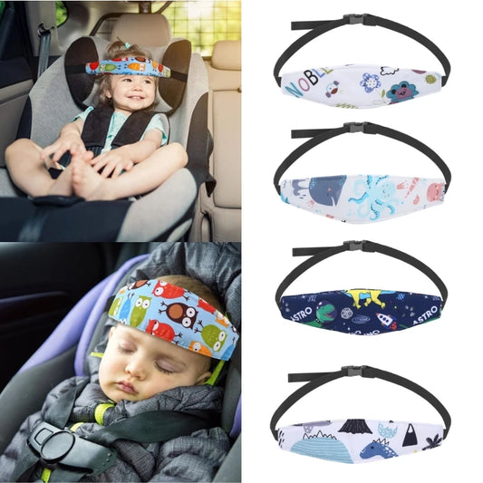 Support de tête de siège de voiture pour bébé, ceinture de fixation réglable pour garçon et fille, positionneur de sommeil, oreiller de sécurité pour bébé, protection de tête pour bébé