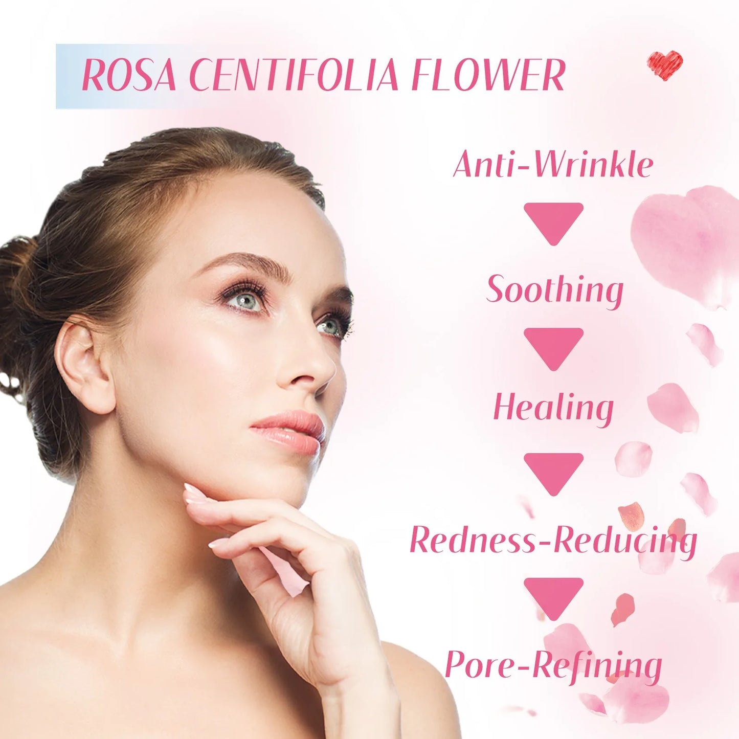 Toner hydratant à l'essence de Rose, hydratation en profondeur, hydratant longue durée, nettoyage des impuretés, lueur hydratante