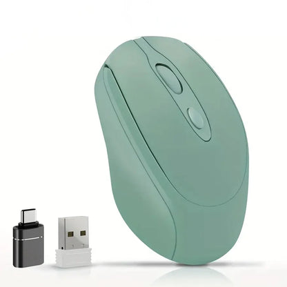 Souris d'ordinateur sans fil Rechargeable 2.4G, Compatible Bluetooth, USB, silencieuse, pour PC, ordinateur portable, Macbook, tablette