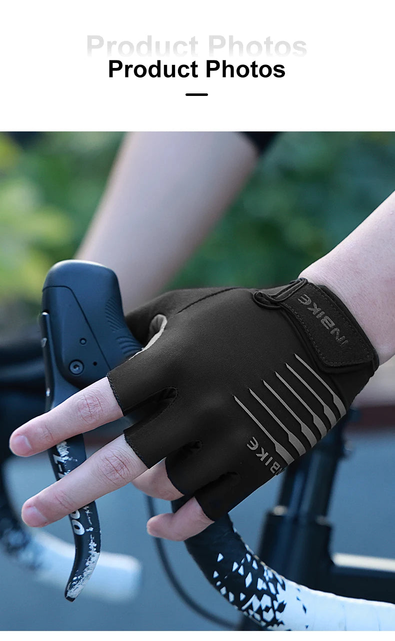 INBIKE antichoc GEL Pad gants de cyclisme demi doigt gants de Sport hommes femmes été vélo gymnase Fitness gants vtt gants IF239