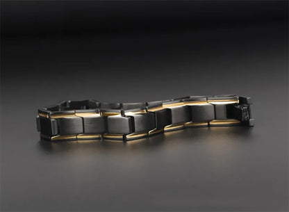 Offre spéciale de luxe mode santé énergie Bracelet hommes en acier inoxydable Bio magnétique Anti-fatigue Anti-rayonnement Bracelets bijoux