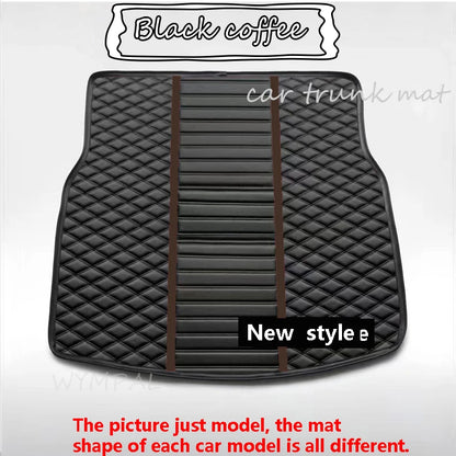 Tapis de sol de voiture en cuir de luxe personnalisé pour Renault Clio 4 2013 2014 2015 2016, ensemble complet d'accessoires imperméables pour femmes