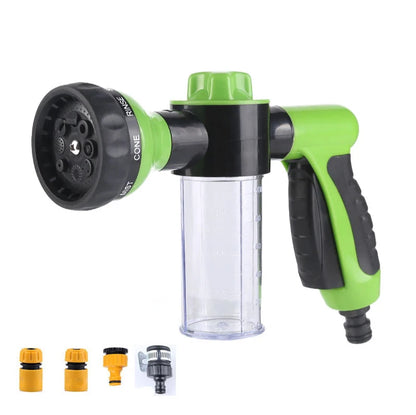 Buse de pulvérisation à haute pression, tuyau, pistolet de douche pour chien, 3 modes réglables, lavage des animaux domestiques, bain de nettoyage, mousse d'eau, savon, outil de nettoyage pour chien