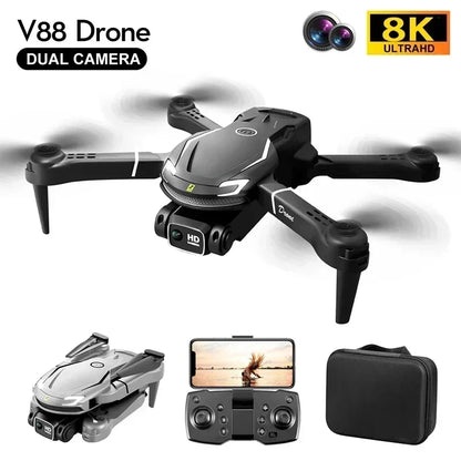 Pour Xiaomi V88 Drone 8K 5G GPS professionnel HD photographie aérienne télécommande avion HD double caméra quadrirotor jouet UAV