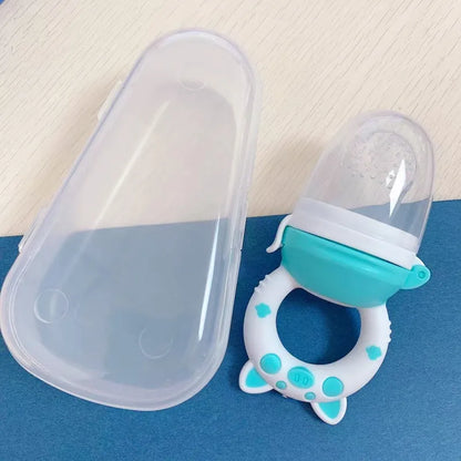3 en 1 sac nouveau-né bébé aliments frais mangeoire Silicone anneau de dentition jouet mangeoire à fruits sucette formation manger fruits meulage bâton mignon