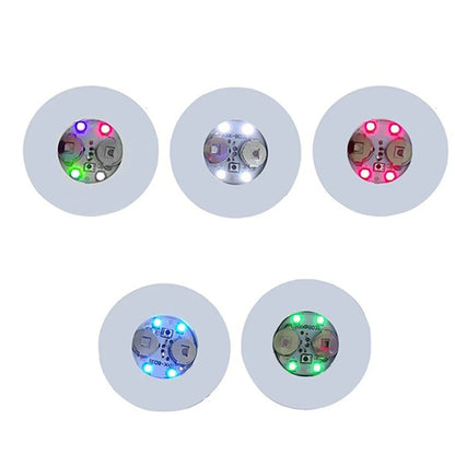 Autocollants de bouteille colorés Shoous Cowijk, lumières LED pour cocktail, maison, fête de mariage, décoration de table de Noël, 3 modes, 1 pièce, 5 pièces