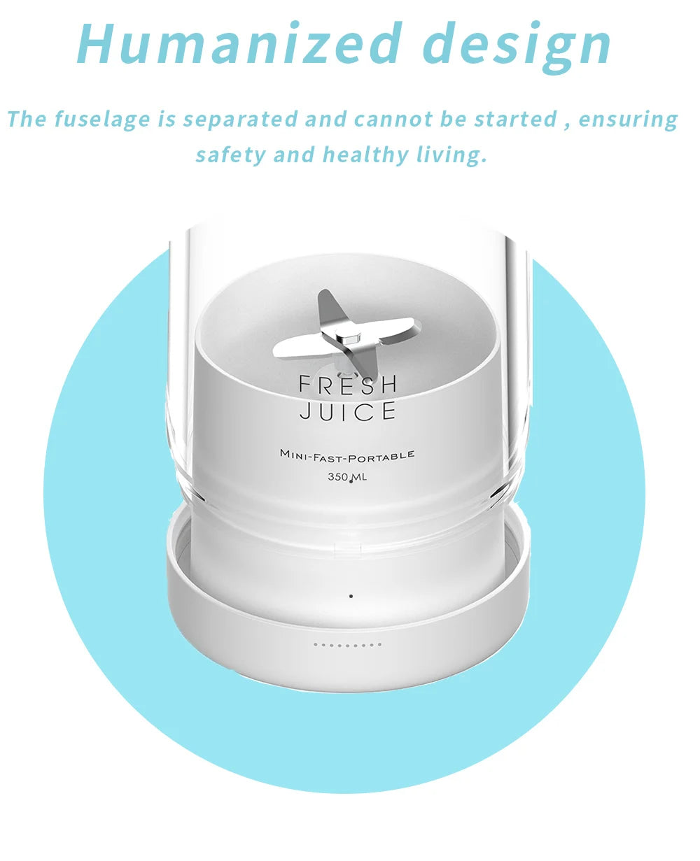 Presse-agrumes électrique Portable, Mini mélangeur de fruits Usb, extracteur de fruits, aliments, Milkshake, Machine multifonction pour jus