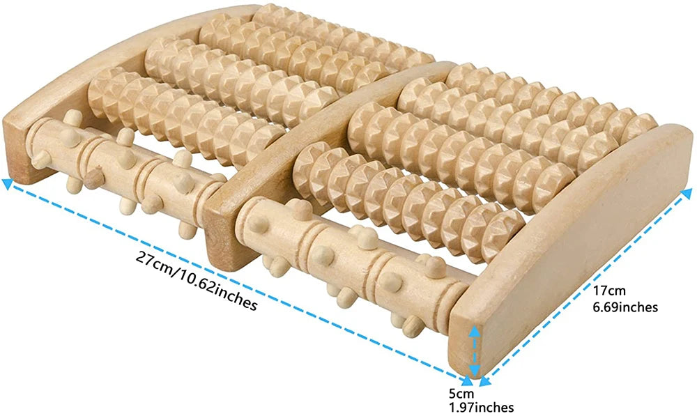 Rouleau de pied en bois, soins en bois, Massage, réflexologie, relaxation musculaire, soulagement, cadeau de Spa, Anti-Cellulite, outils de soins