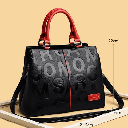 Sacs à bandoulière décontractés en cuir PU pour femmes, sac à main fourre-tout de luxe pour dames, grande capacité, sac initié au voyage
