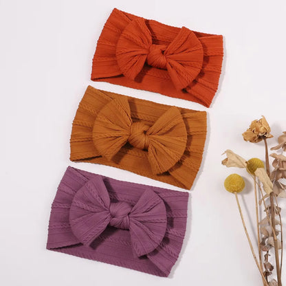 Bandeau élastique en Jacquard avec nœud papillon pour bébés, couvre-chef à nœud papillon, mignon, pour bébés filles, photographie pour nouveau-nés
