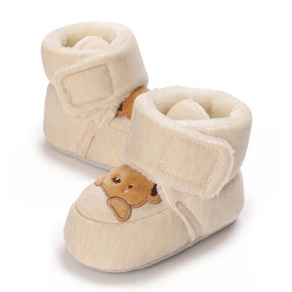 Mode bébé filles garçons mignon doux dessin animé coton enfant en bas âge chaussures premier marcheur chaussures pour les nouveau-nés