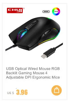 Souris Laser portable ergonomique, commande au pouce, sans fil, optique, filaire, USB, pour ordinateur portable et PC, nouvelle collection