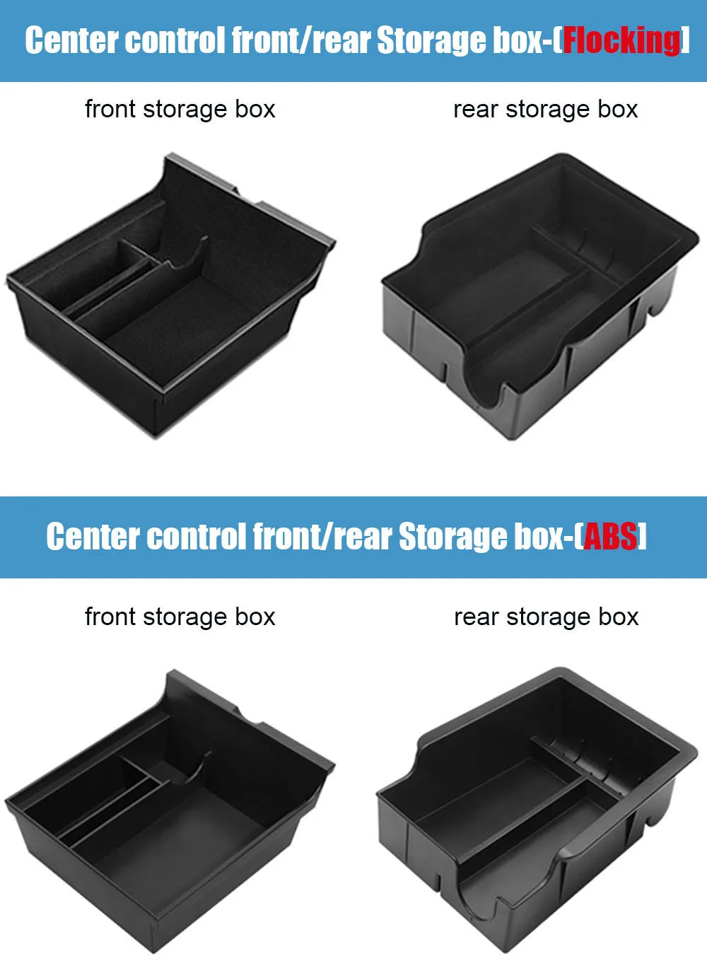 Accoudoir central caché, boîte de rangement, support de verre, organisateur de Console, accessoires pour Tesla modèle 3 Highland 2025 modèle Y 2021 – 2025